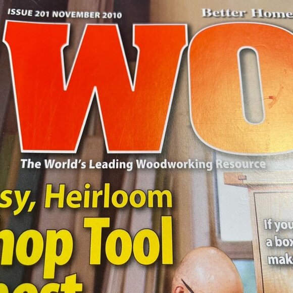 Wood Magazine Vol 27 No 6  Issue 201 Nov 2010 Shop Tool Chest u - Picture 2 of 6